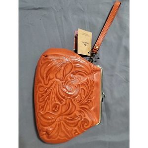 Patricia Nash Orange Wristlet